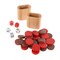 Toy Time Complete Set Wood Backgammon Board Game with Portable Handle, Full Game Accessories, Adults and Kids 765481XRV - alternate 3